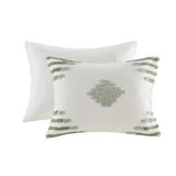Full/Queen 3 Piece Cotton Blend Chenille Comforter Set B035128814