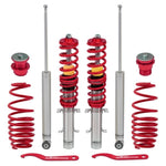 ZUN Street Suspension Coilover Kit fit for VW MK4 GOLF / GTI / JETTA / NEW BEETLE - Red 1999-2004 05971293