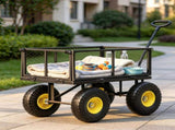 10" Run-Flat Tire & Wheel 2-Pack, 400 lbs Dynamic Load, 450 lbs Static Load, Flat Free Tubeless 75192205