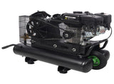 6.5HP Gas Powered 10-Gallon Twin Tank Air Compressor, 143 PSI Wheelbarrow Air Compressor with W465P422104
