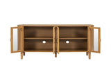 Storage cabinet at the entrance to the living and dining room, large size, 4 doors, stylish style, N780P330603N