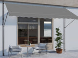 118.1"D x 47.2"W x"H Retractable Awning Grey 34819302