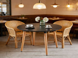 Extensible table,DINING TABLE,OFFICE TABLE,COFFEE TABLE,wood leg,MDF top,100/140/180x100x75cm,black W234P254262