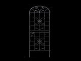 4 Pack Metal Garden Trellis 86.7" x 19.7" Rustproof Trellis for Climbing Plants Outdoor Flower W1586P151254