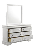 ZUN Blaze Modern Style 6- Drawer Dresser Made with Wood in White B009P286630