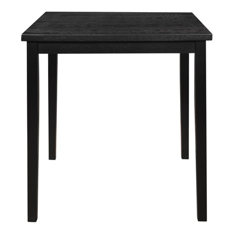 ZUN Counter Height Table Black Finish 1pc Square Transitional Style Wooden Dining Kitchen Furniture B011P168508