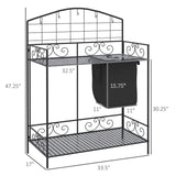 Garden Work BenchOpen Shelf Storage 00647043