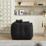 Soft beanbag chair with high resilience foam core for two people. The comfortable square recliner W1996P309526