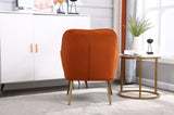 Modern Mid Century Chair velvet Sherpa Armchair for Living Room Bedroom Office Easy Assemble W136166602