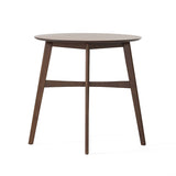 Wood Counter Height Round Dining Table, Brown, 35.4"D x 35.4"W x 36"H 58913.00WNT