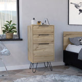 London Dresser, Three Drawers, Superior Top, Hairpin Legs B128P148734