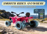 4V Kids ATV 4 Wheeler 2 Seater Ride On Toys with Dual Motors High Low Speed 93182235