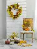 Set of 12, 49" Maple Leaf Spray Green Mustard, Botanicals Decor for Harvest Festival Fall Festival W2078P246464