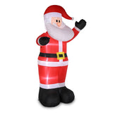 ZUN 8ft with 4 String Lights Inflatable Garden Santa Claus Decoration 17564043