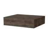 Dark Brown Wall-Mounted Floating Nightstand B062P175151