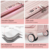Luggage Sets 3 Piece, Expandable Carry On Luggage with TSA Lock Airline Approved, 100% PC W2098P147842