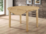 Natural and Tan 3-piece Dining Set with Drop Leaf B062P145452