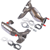 ZUN Exhaust Catalytic Converter Manifold for Ford Escape 3.0L 2001-2007 673-830 674-830 16412 16410 70611957