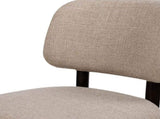 Harriet Split Back Upholstered Dining Side Chair, Set of 2, Merino Gray Wool Blend B2719P269266