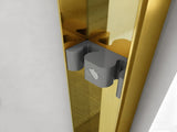 56-60 in. W x 72 in. H Double Sliding Shower Door, Semi-frameless Bathroom Sliding Door with 1/4" T5223P413101