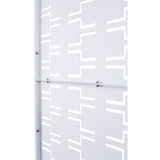 Outdoor & Indoor Privacy Metal Privacy 76" H48" W, Freestanding Decorative Privacy W465P193243