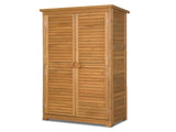 87*46.5*160cm Black Single Slope Top Fir Garden Storage Box Storage Room Yellow 40647459
