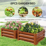 ZUN 2pcs Garden Bed （Prohibited by WalMart） 97383427