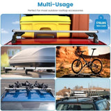 Car Roof Rack Cross 1.22m Thick Aluminum Crossbars Universal Roof Rack Adjustable Roof Cross 43450538