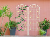 4 Pack Metal Garden Trellis 71" x 19.7" Rustproof Trellis for Climbing Plants Outdoor Flower Support W1586135958