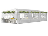 10x30ft Outdoor Pop Up Canopy, Portable Instant Canopy Tent with 8 Sidewalls for Outdoor Events 10270298