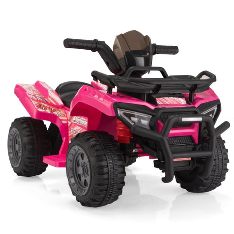 6V Kids Ride-On ATV Car, Powered 4-Wheeler Quad w/ Music Horn USB MP3, 1.9 MPH Max Speed, Electric W2181P190017