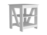 Side Table Rossville, Living Room, White B092P191181