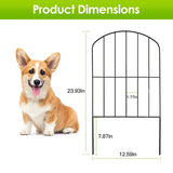 Decorative Garden Fence Fencing 10 Pack, 12.59 Width 23.93 Length Rustproof Metal Wire Panel 59722959