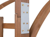 Beautiful And Practical Garden Arch Dark Brown 44417823