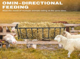 Large Capacity Hay Feeder, Heavy-Duty Steel Goat Hay Rack, 40.8" Long Wall Mounted Horse Hay Holder, 52973906