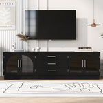 ZUN U-Can 68.9'' Modern Minimalist TV Stand for TVs up to 75 Inches, Entertainment Center Media Console N724P198482B