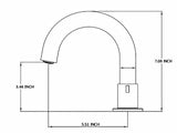 8-Inch Widespread Lavatory Faucet, 2-Handle 3-Hole with 360&deg Spout Vanity and Pop-Up Drain, Matte 72748594