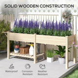 Wooden PlanterFlower shelf,Wood Planter Box 09512668