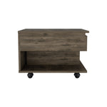 ZUN Luanda Lift Top Coffee Table, Casters, One Shelf -Dark Brown B20091884