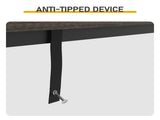 2Pcs 78.74"x5.91"x31.10" Console Table, MDF with Melamine Veneer & Iron Frame, with Power Outlet, 66330565