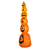 9FT Halloween Inflatable Stacked Pumpkins, Blow up 6 Pumpkins Inflatable with Built-in LED Lights 29198192