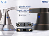 Bathroom Faucet Oil Rubbed Bronze 2-Handle Bathroom Sink Faucet 360 Degree High Arc Swivel Spout 70578718