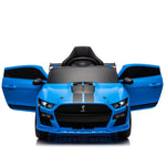 ZUN 12V Ford Mustang Shelby GT500 ride on car with Remote Control 3 Speeds, Electric Vehicle Toy for W1396P149662