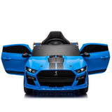 ZUN 12V Ford Mustang Shelby GT500 ride on car with Remote Control 3 Speeds, Electric Vehicle Toy for W1396P149662