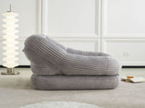 39.37'' Width Oversized Folding Lazy Sofa Bed Chair, Convertible Floor Lounge with Footrest, Plush W579P533277