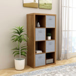 ZUN 8-Cube Organizer Storage with Opened Back Shelves,2 X 4 Cube Bookcase Book Shleves for Home, Office 88496924