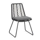 DEJA CHAIR,2PCS with 2 Cushions,Gray N762P240764E