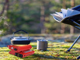 2 in 1 Portable Butane Burner Heater Outdoor Butane Gas Heater Warmer Heating Cooking Stove Cooker 30502006