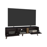 Vance 63" Wide Tv Stand with Two pull down Cabinets, Two Shelves, Cable Management , Living, Tv B070P254780