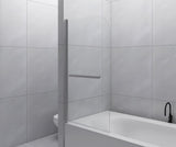 ZUN Goodyo 31"X55" Bathtub Screen Framless Shower Door Tempered Glass Shower Panel W122343125